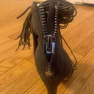 Alexander Wand Fringe Sandals
